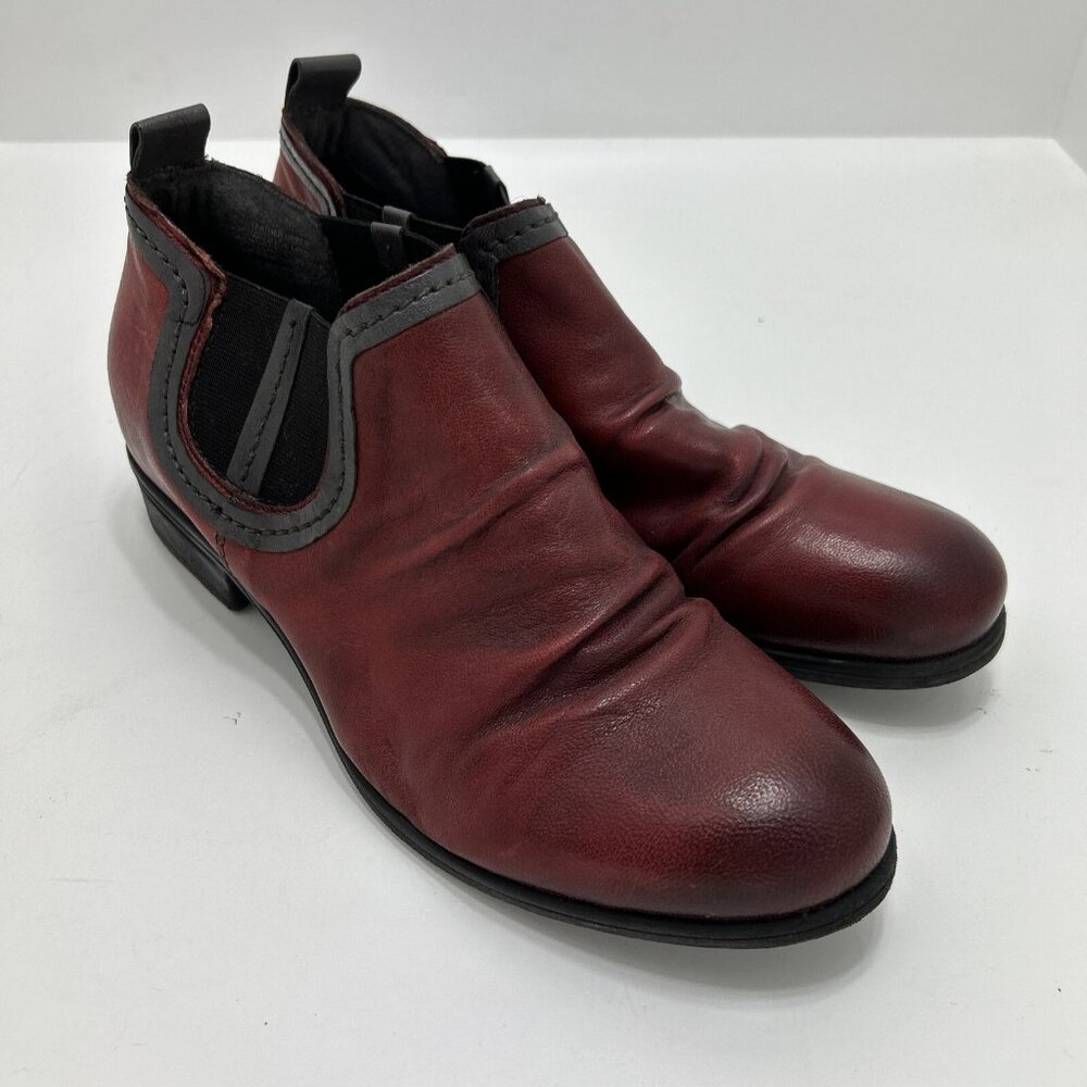 Miz Mooz Women's Scooter Sip-on Loafer Booties Footwear Colour Red Euro 39 Us 8